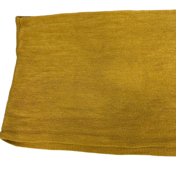 Women's Long 100% Acrylic Infinity Scarf Sunflower Yellow - Picture 5 of 5